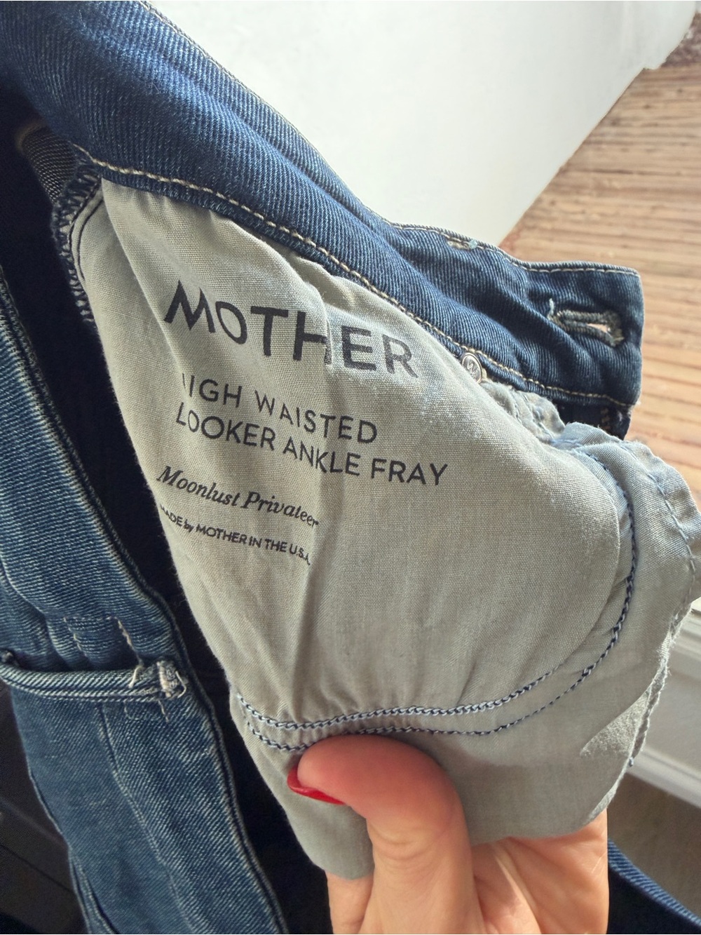 MOTHER Denim Jeans with Size 26 Tag - Dark Blue